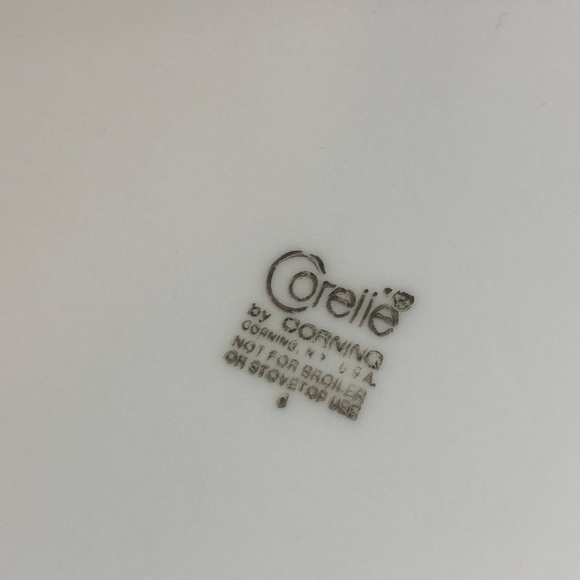 Corelle Indigo Stripe Coupe Soup Pasta Bowl & Bread & Butter Plate / 2 Sets 4pcs - Picture 8 of 8